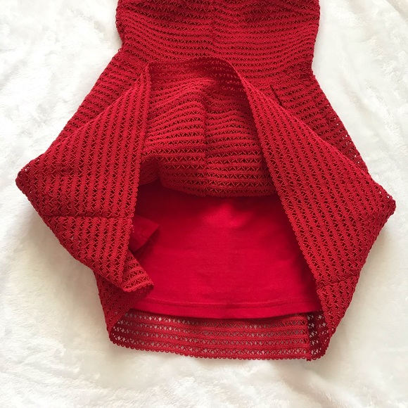💃🏻 Forever 21 mini red strapless dress - Picture 4 of 5